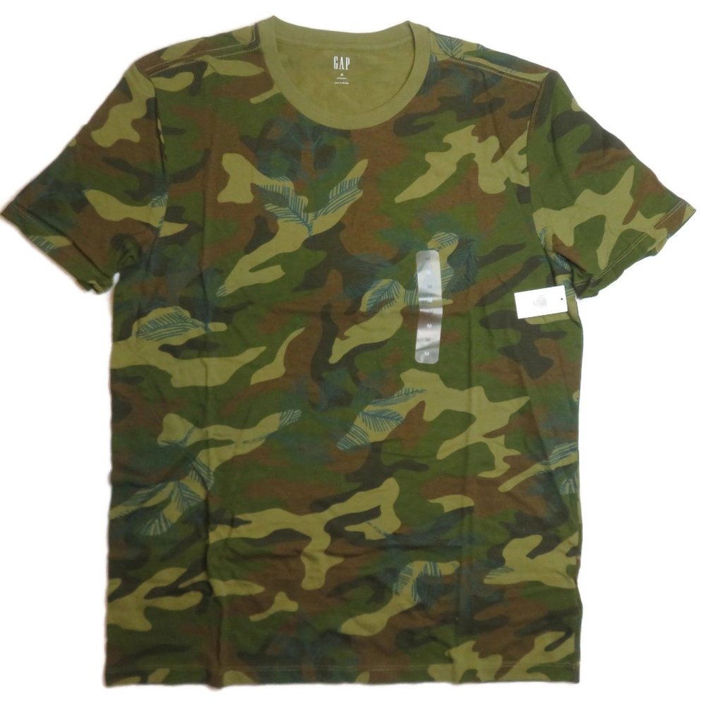 GAP Everyday Camouflage T-Shirt Camo Mens M or L or XL - Picture 2 of 16